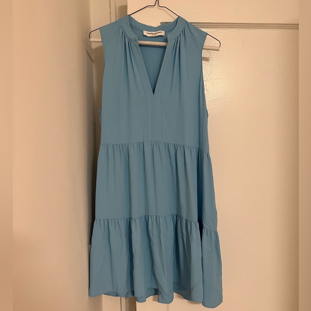 Amanda Uprichard Rylee Dress in Pacific